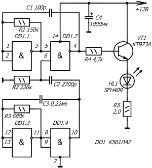 Электронная схема cr