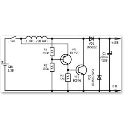 Преобразователь 12 в 9 вольт схема
